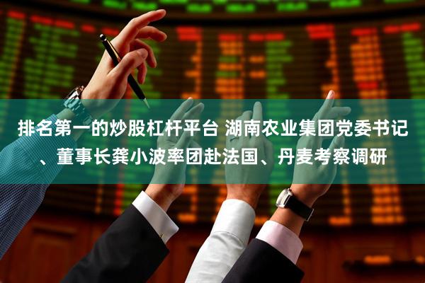 排名第一的炒股杠杆平台 湖南农业集团党委书记、董事长龚小波率团赴法国、丹麦考察调研