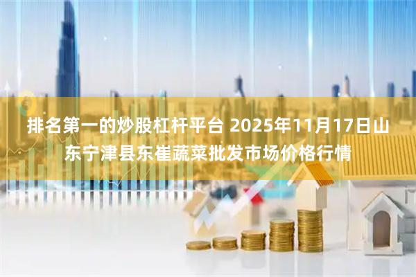 排名第一的炒股杠杆平台 2025年11月17日山东宁津县东崔蔬菜批发市场价格行情